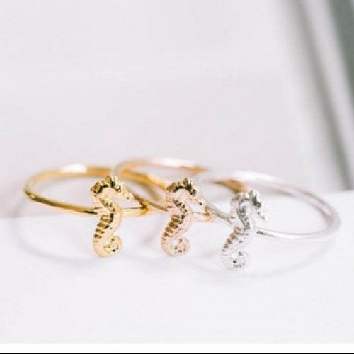 Charm Cute Animal Sea Horse Rings